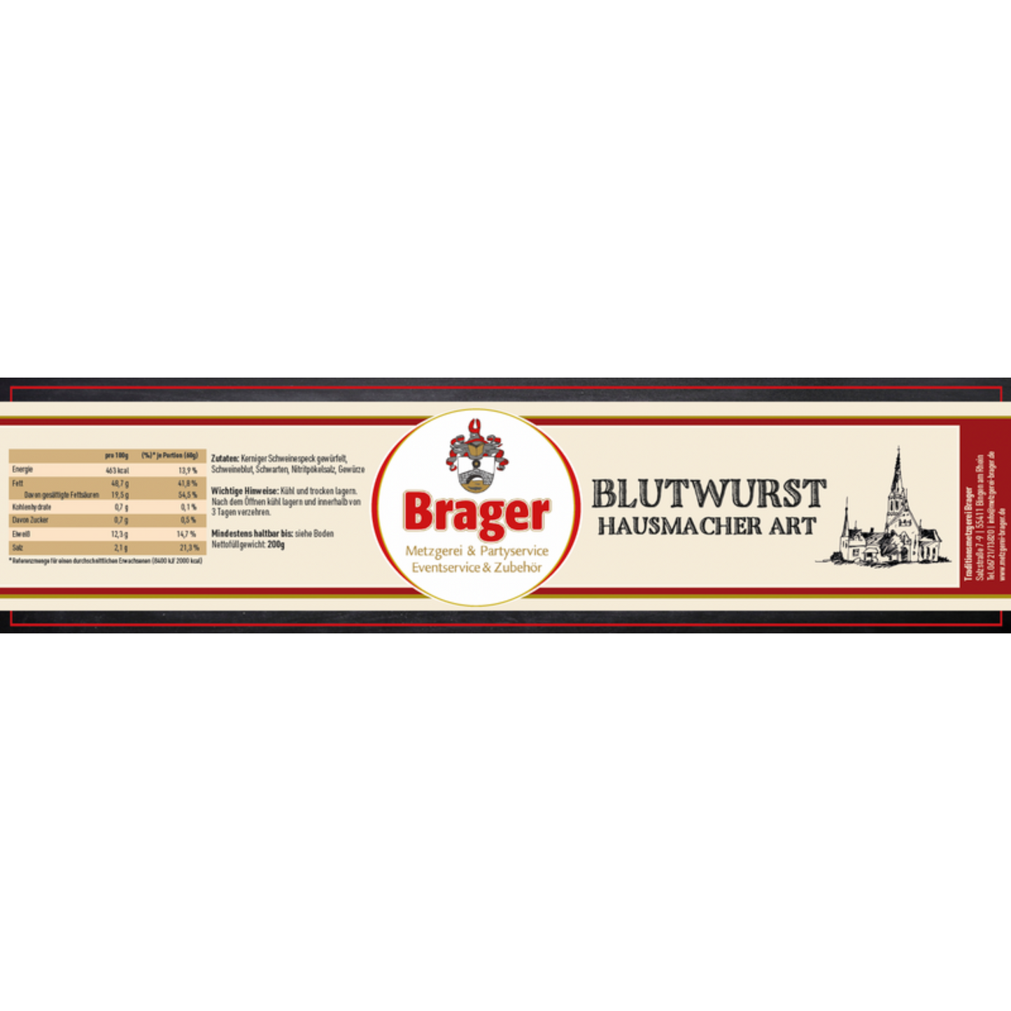 Hausmacher Blutwurst (200g)