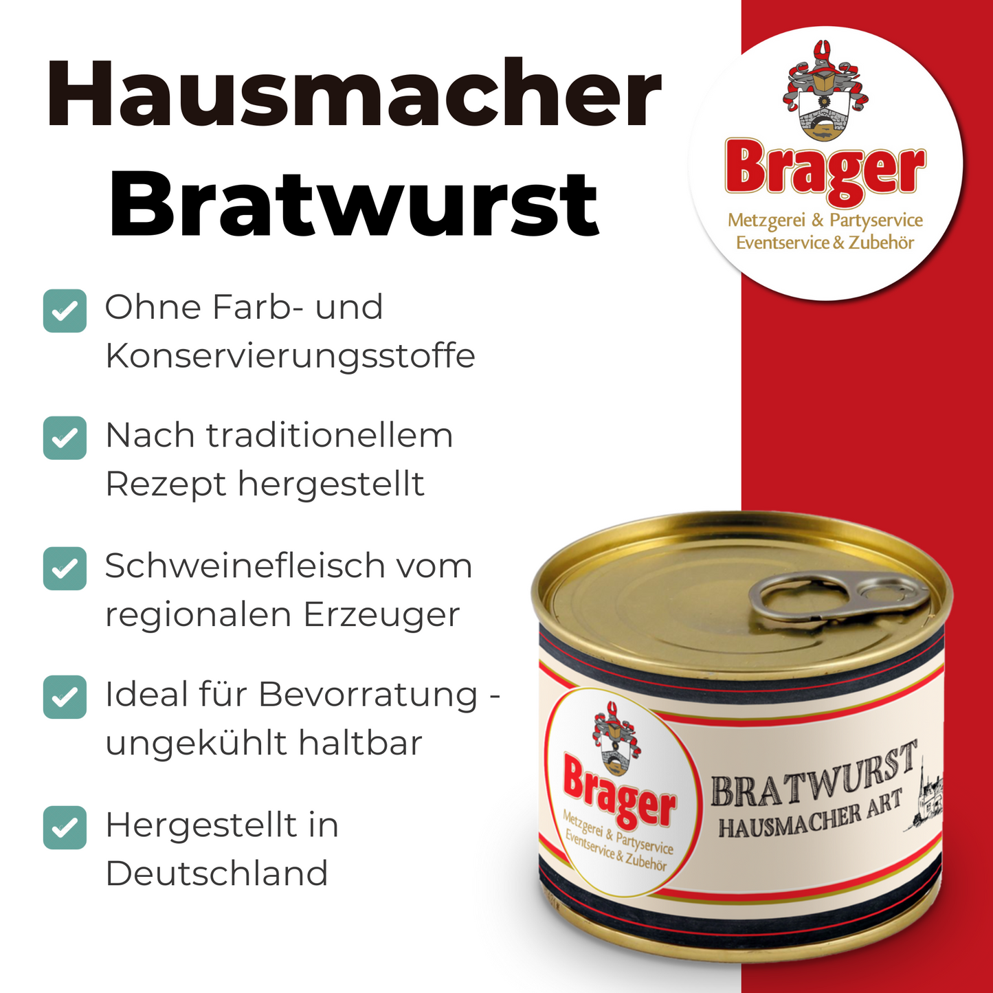 Hausmacher Bratwurst (200g)