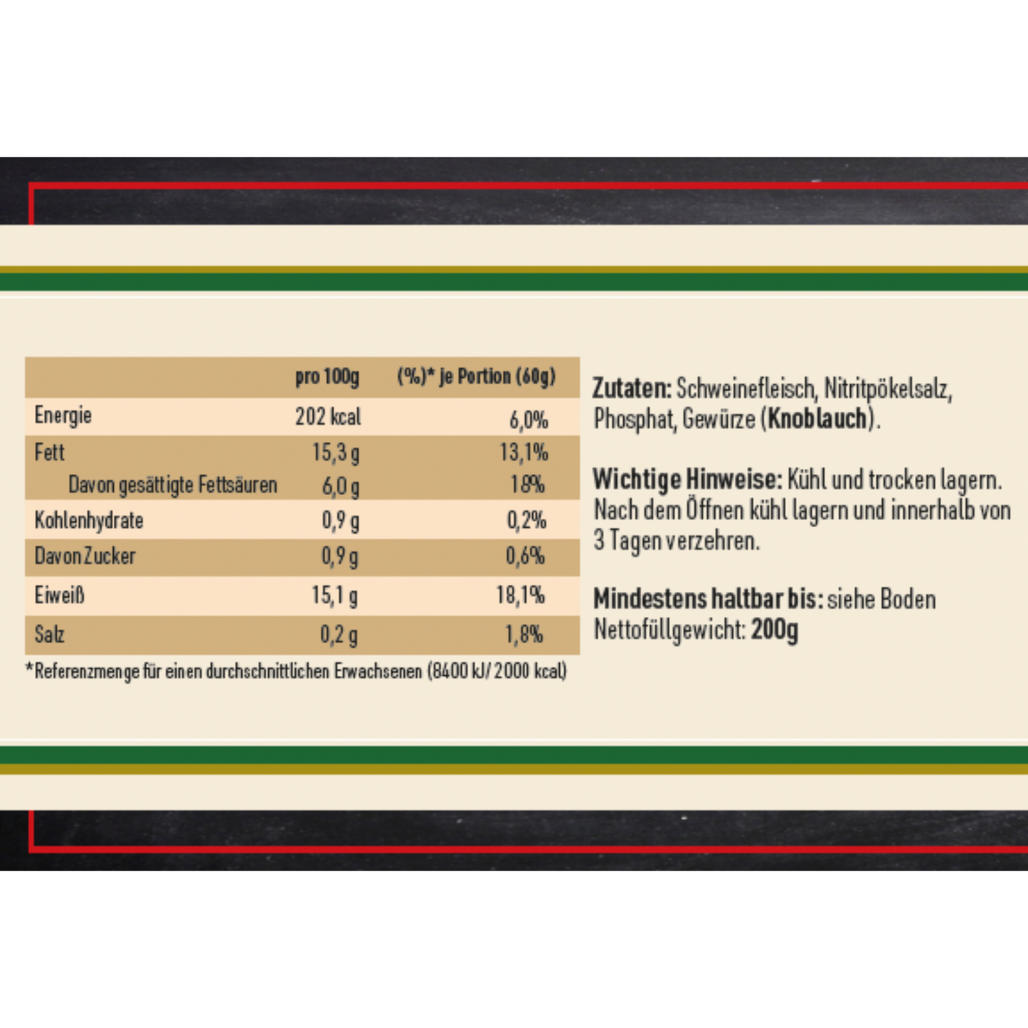 Hausmacher Schwartenmagen (200g)