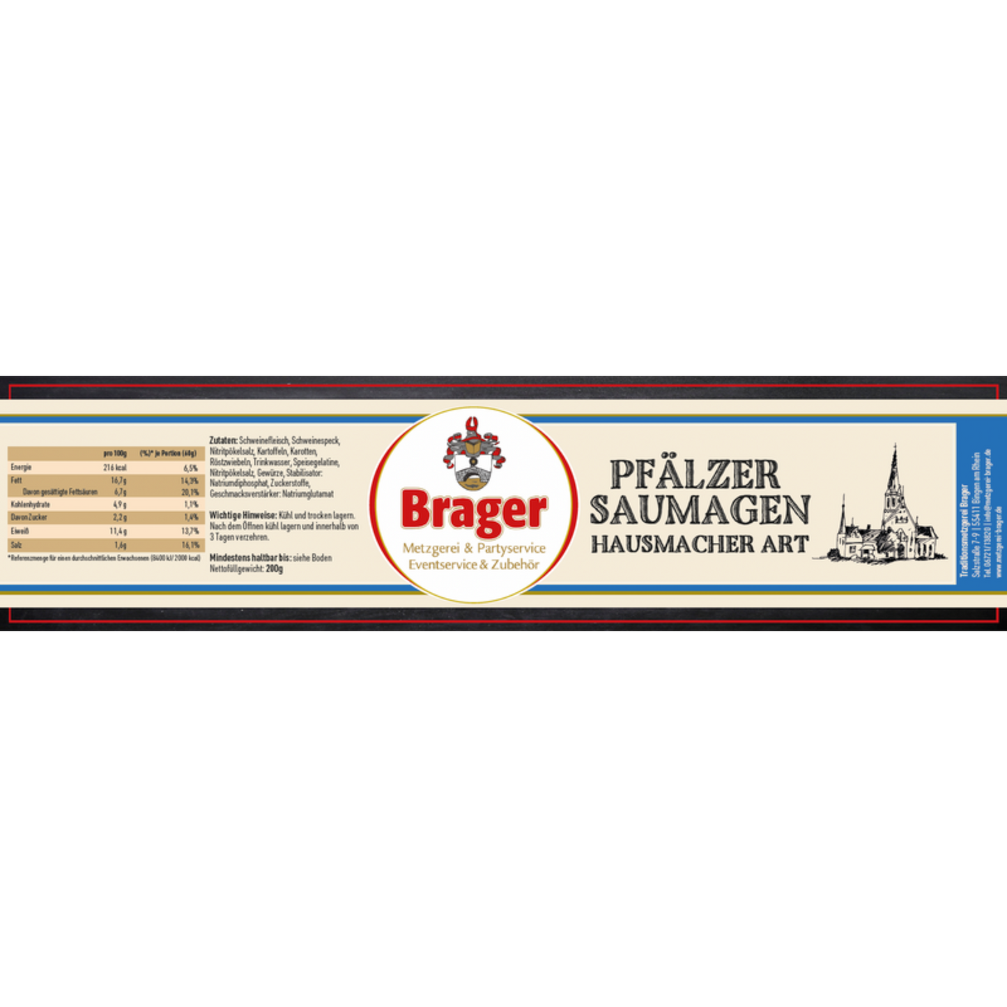 Hausmacher Pfälzer Saumagen (200g)