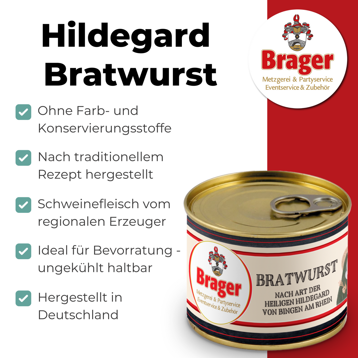 Hildegard Bratwurst (200g)